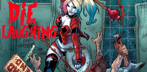 harley quinn die laughing